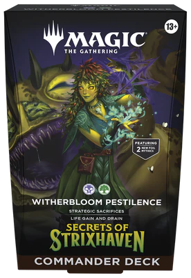 Magic: The Gathering: SECRETS OF STRIXHAVEN COMMANDER DECK Sealed Magic the Gathering Wizards of the Coast (Sealed) Prismari Artistry | Red Claw Gaming