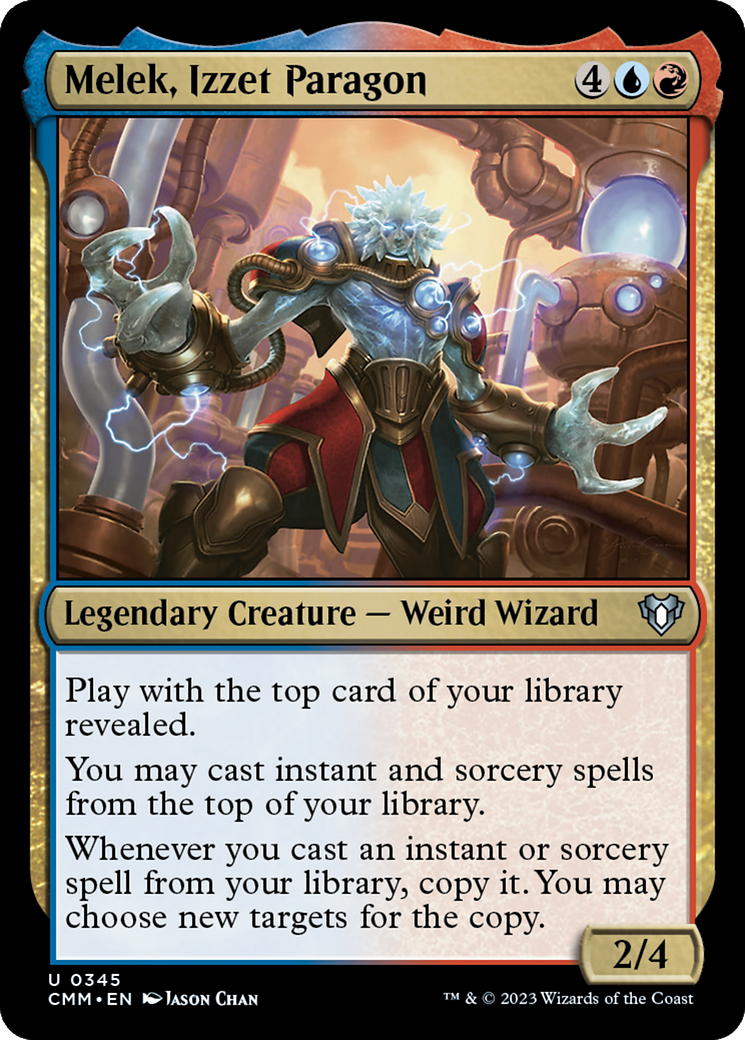 Melek, Izzet Paragon [Commander Masters] MTG Single Magic: The Gathering | Red Claw Gaming