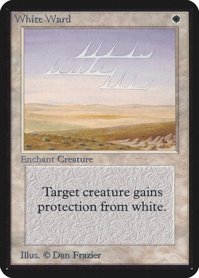 White Ward [Alpha Edition] MTG Single Magic: The Gathering | Red Claw Gaming