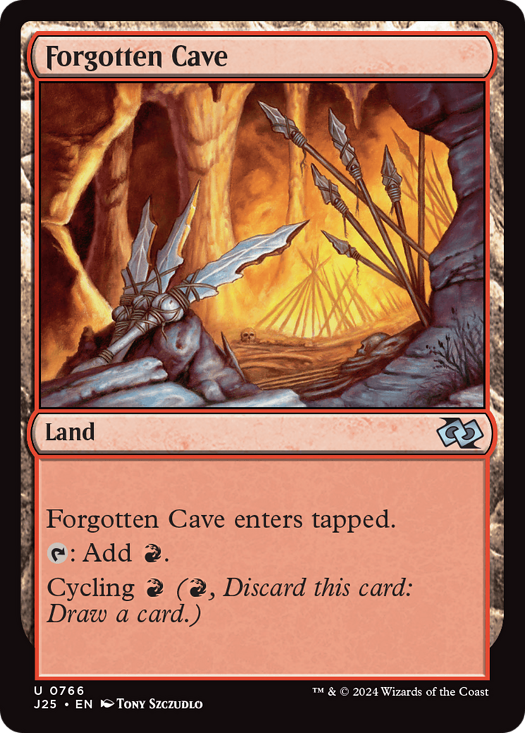 Forgotten Cave [Foundations Jumpstart] MTG Single Magic: The Gathering | Red Claw Gaming