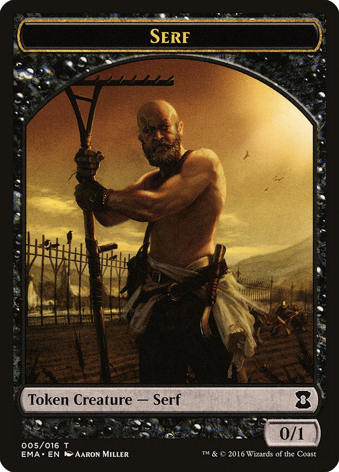 Serf Token [Eternal Masters Tokens] MTG Single Magic: The Gathering | Red Claw Gaming