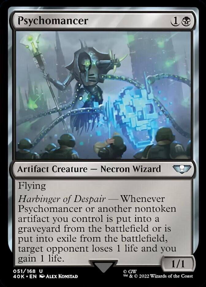 Psychomancer (Surge Foil) [Warhammer 40,000] MTG Single Magic: The Gathering | Red Claw Gaming