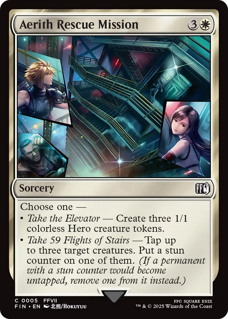 Aerith Rescue Mission [FINAL FANTASY] MTG Single Magic: The Gathering | Red Claw Gaming