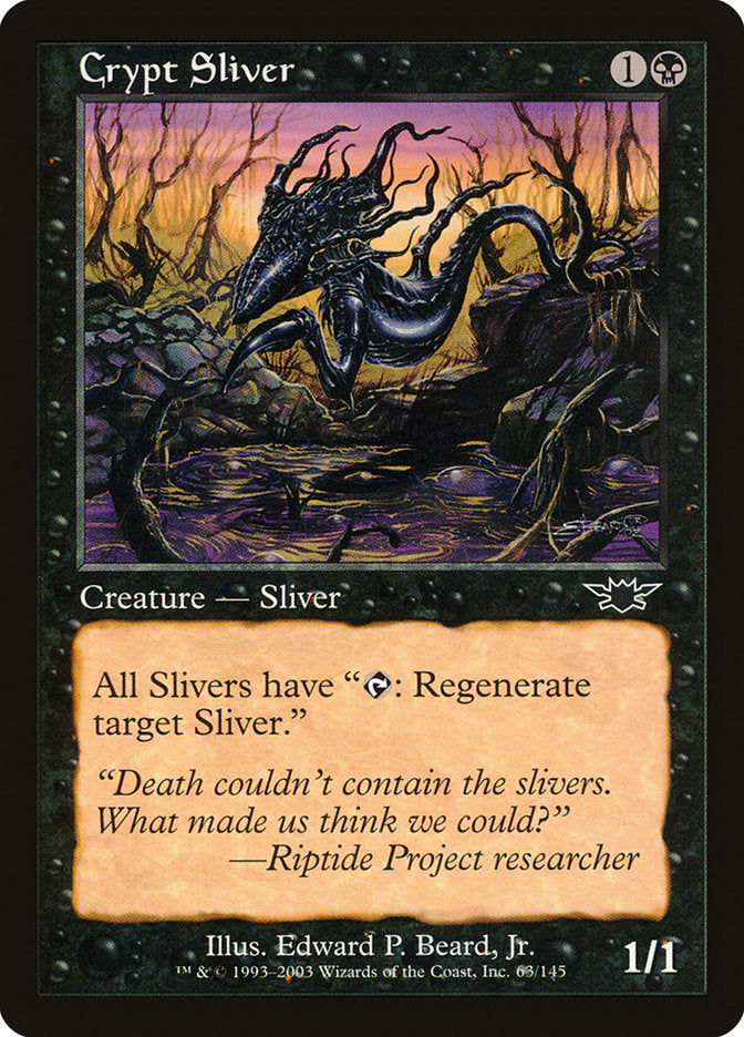 Crypt Sliver [Legions] MTG Single Magic: The Gathering | Red Claw Gaming