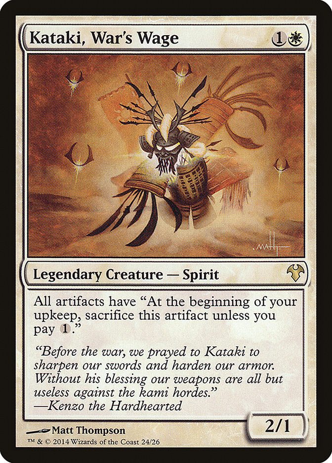 Kataki, War's Wage [Modern Event Deck 2014] MTG Single Magic: The Gathering | Red Claw Gaming
