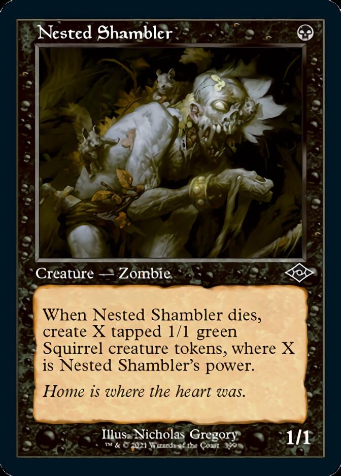 Nested Shambler (Retro Foil Etched) [Modern Horizons 2] MTG Single Magic: The Gathering | Red Claw Gaming