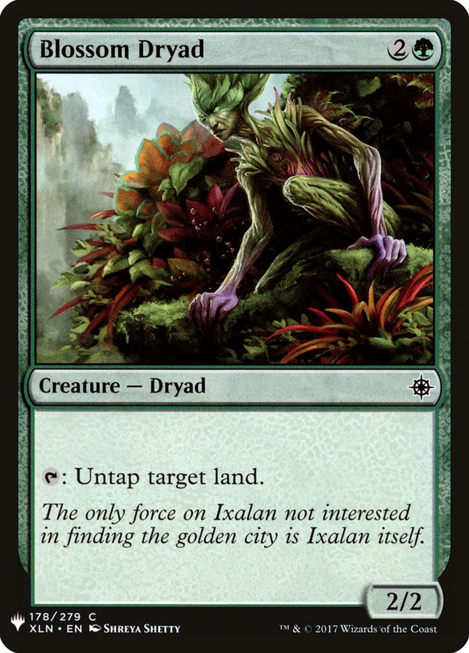 Blossom Dryad [Mystery Booster] MTG Single Magic: The Gathering | Red Claw Gaming