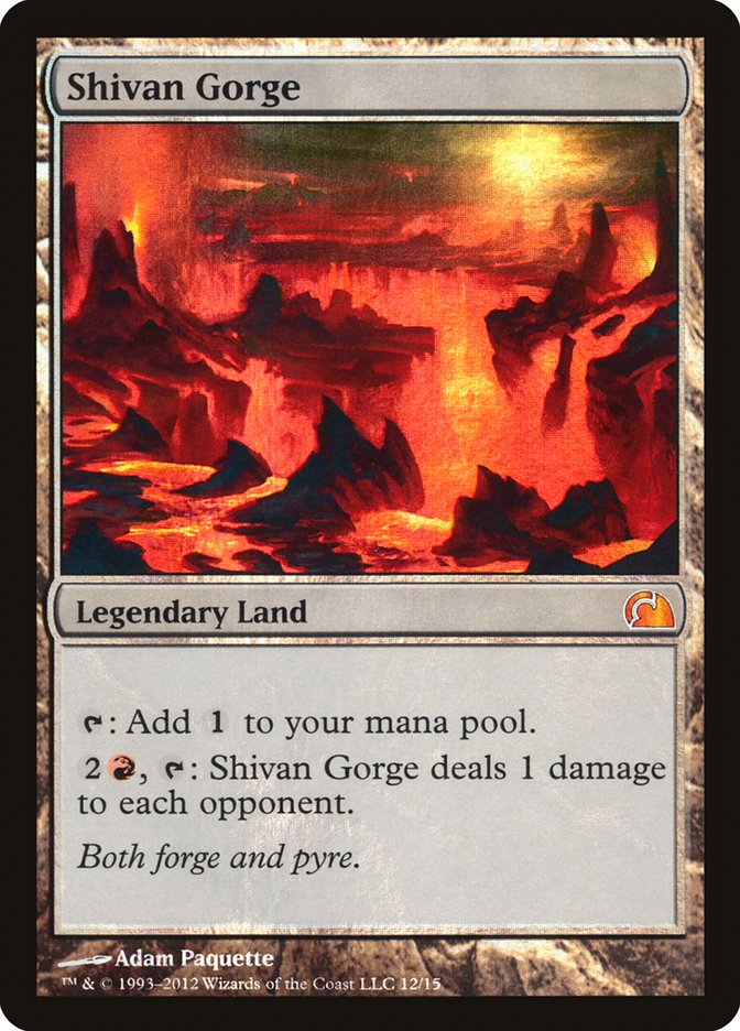 Shivan Gorge [From the Vault: Realms] MTG Single Magic: The Gathering | Red Claw Gaming