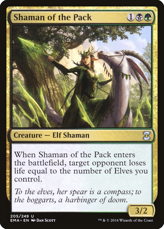 Shaman of the Pack [Eternal Masters] MTG Single Magic: The Gathering | Red Claw Gaming
