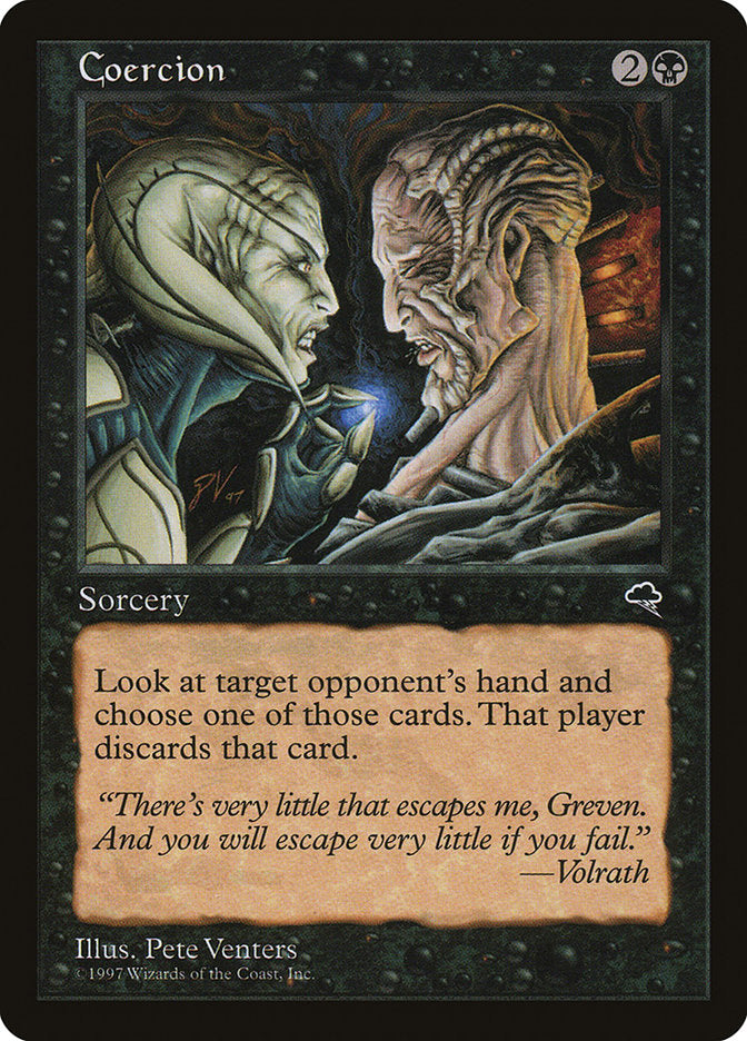 Coercion [Tempest] MTG Single Magic: The Gathering | Red Claw Gaming