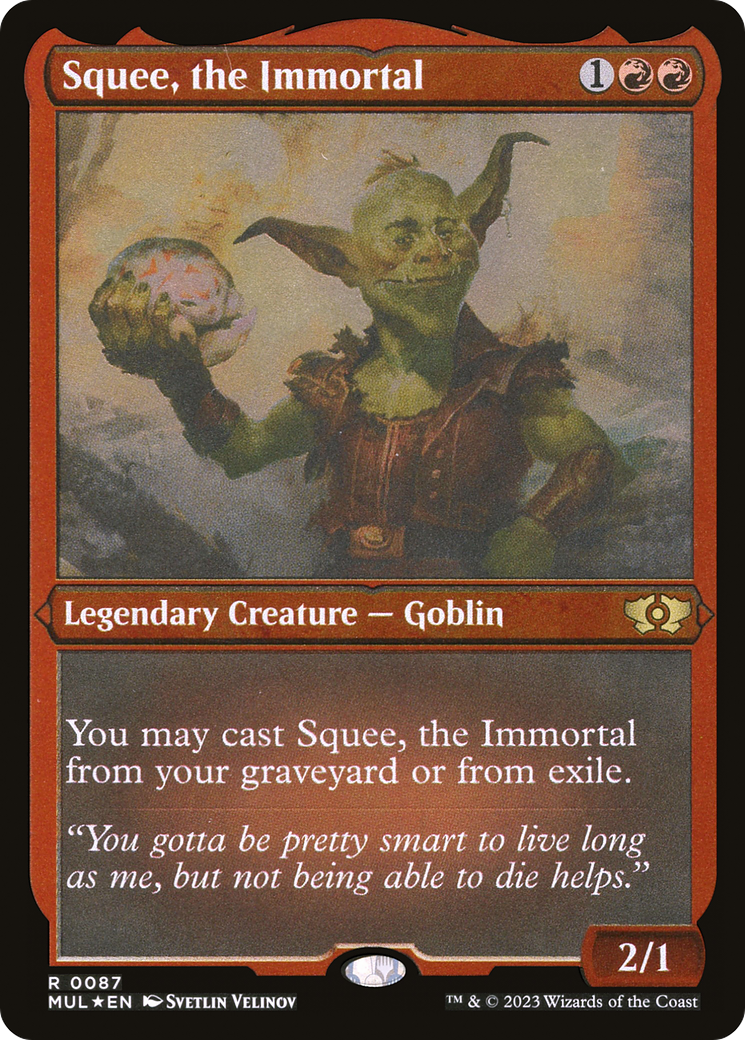 Squee, the Immortal (Foil Etched) [Multiverse Legends] MTG Single Magic: The Gathering | Red Claw Gaming