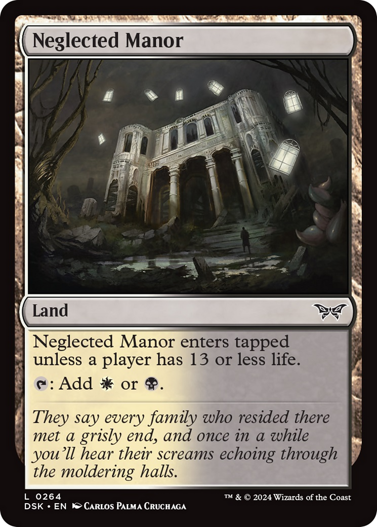 Neglected Manor [Duskmourn: House of Horror] MTG Single Magic: The Gathering | Red Claw Gaming