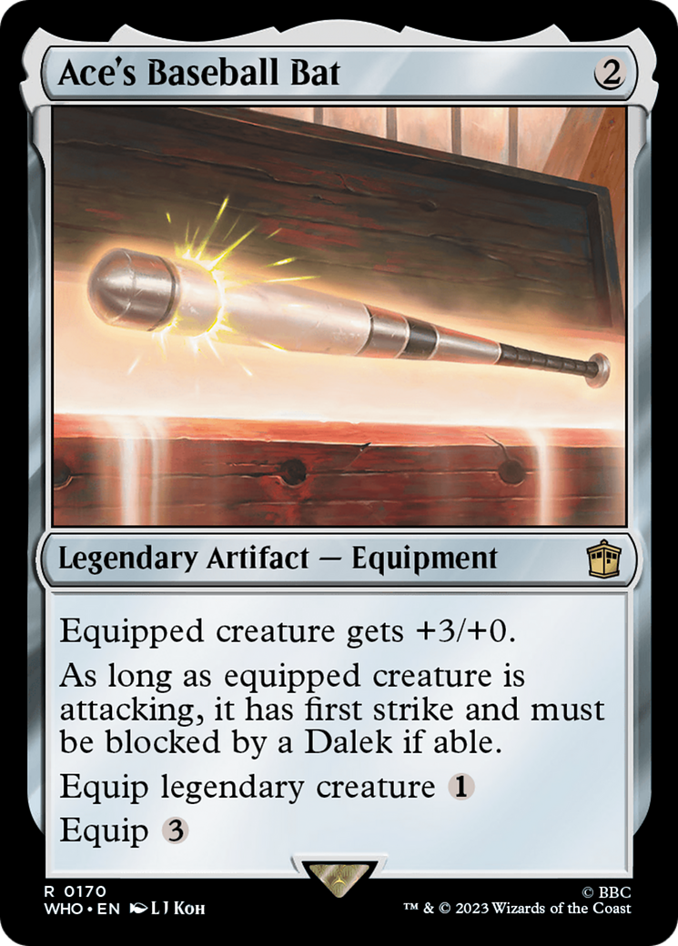 Ace's Baseball Bat [Doctor Who] MTG Single Magic: The Gathering | Red Claw Gaming