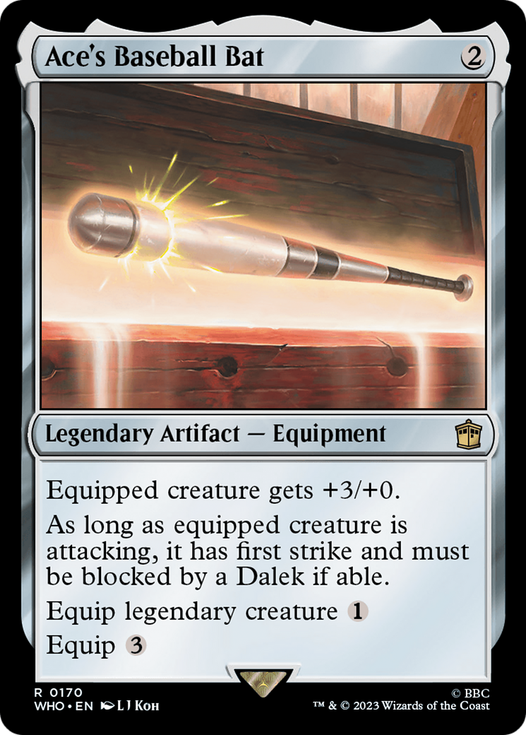 Ace's Baseball Bat [Doctor Who] MTG Single Magic: The Gathering    | Red Claw Gaming