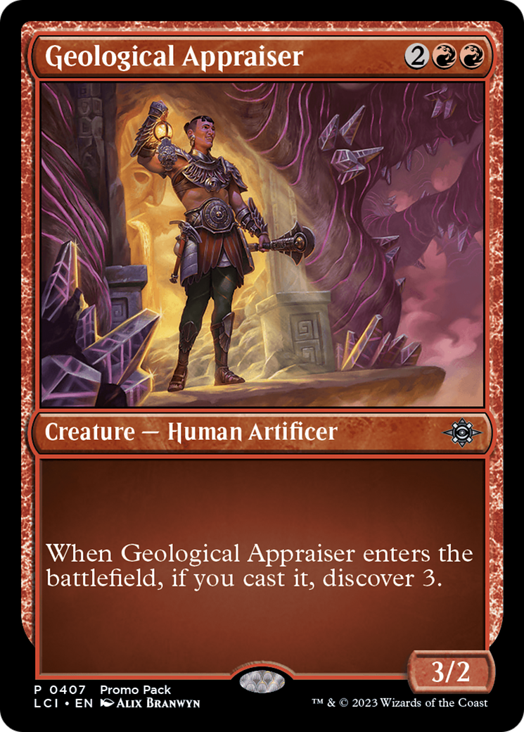 Geological Appraiser [The Lost Caverns of Ixalan Promos] MTG Single Magic: The Gathering | Red Claw Gaming