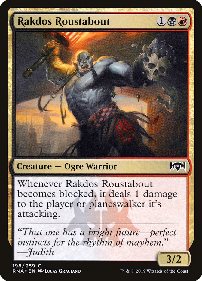 Rakdos Roustabout [Ravnica Allegiance] MTG Single Magic: The Gathering | Red Claw Gaming