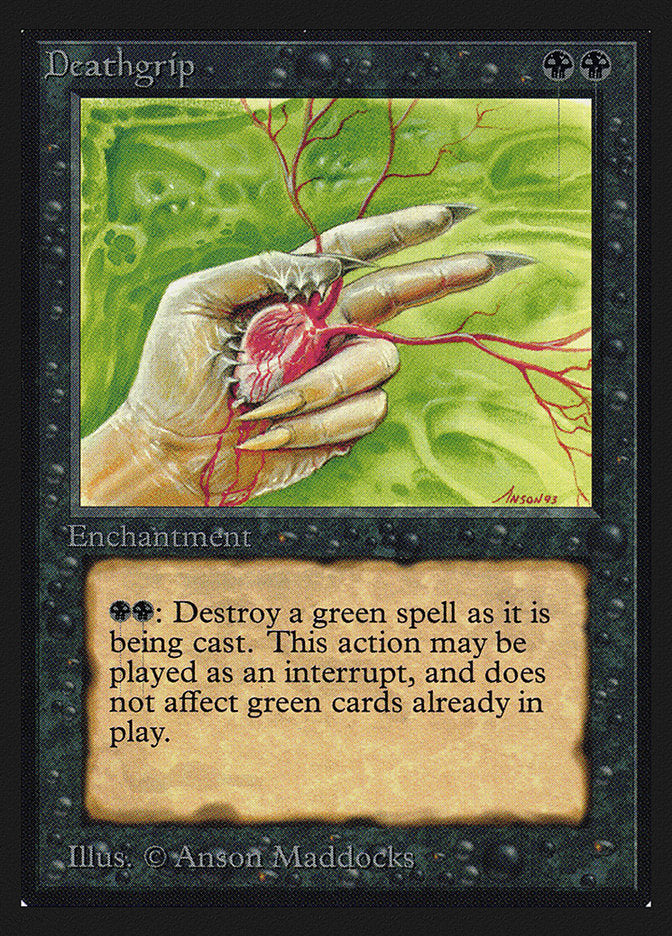 Deathgrip [International Collectors' Edition] MTG Single Magic: The Gathering | Red Claw Gaming
