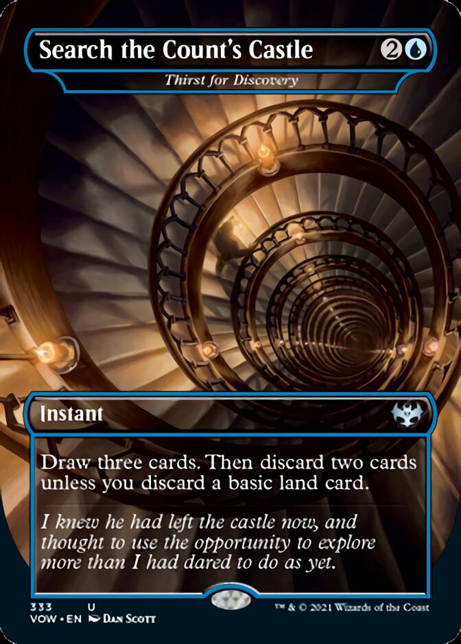Thirst for Discovery - Search the Count's Castle [Innistrad: Crimson Vow] MTG Single Magic: The Gathering | Red Claw Gaming