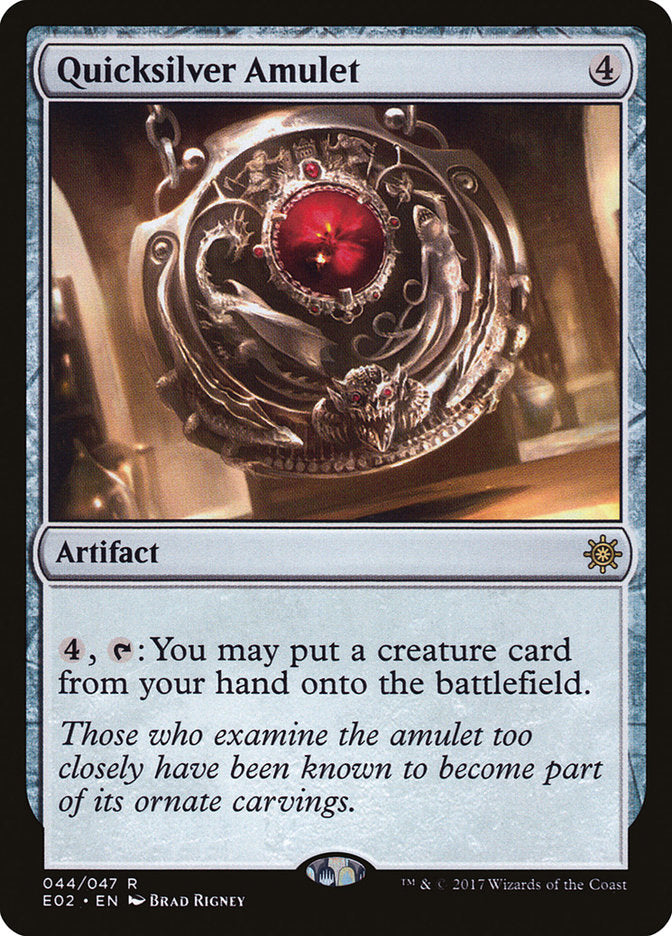 Quicksilver Amulet [Explorers of Ixalan] MTG Single Magic: The Gathering | Red Claw Gaming