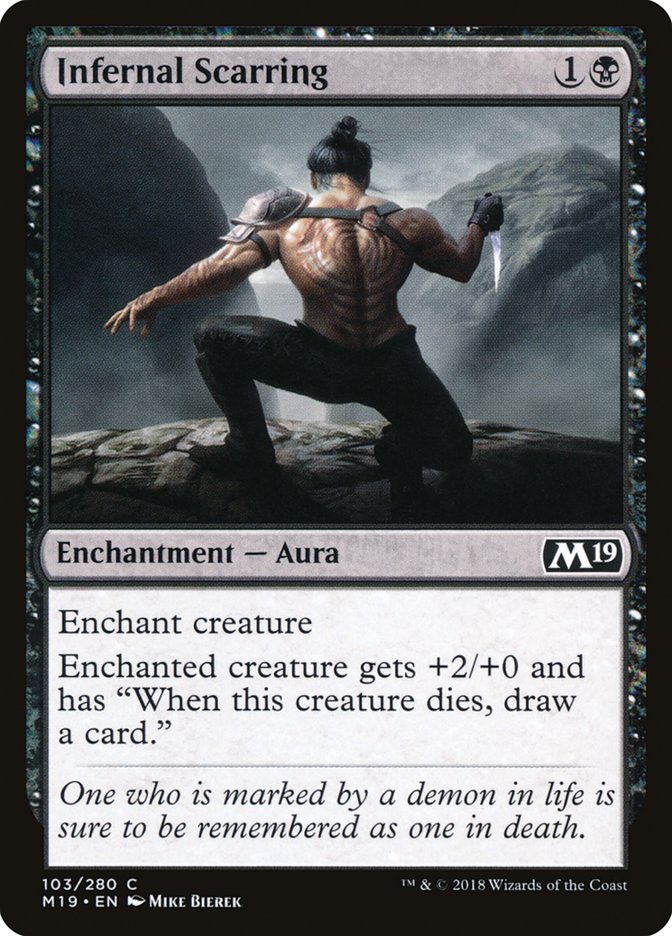 Infernal Scarring [Core Set 2019] MTG Single Magic: The Gathering | Red Claw Gaming