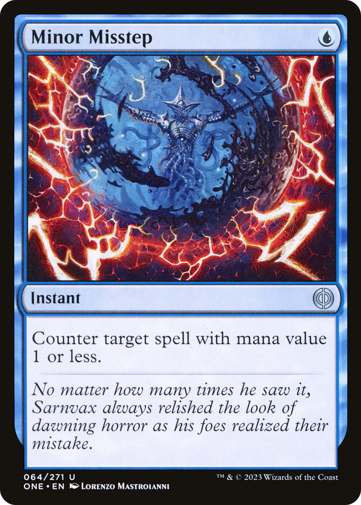Minor Misstep [Phyrexia: All Will Be One] MTG Single Magic: The Gathering | Red Claw Gaming