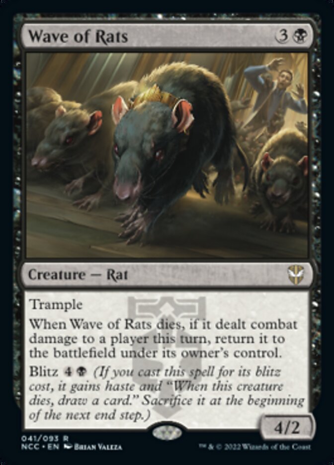 Wave of Rats [Streets of New Capenna Commander] MTG Single Magic: The Gathering | Red Claw Gaming