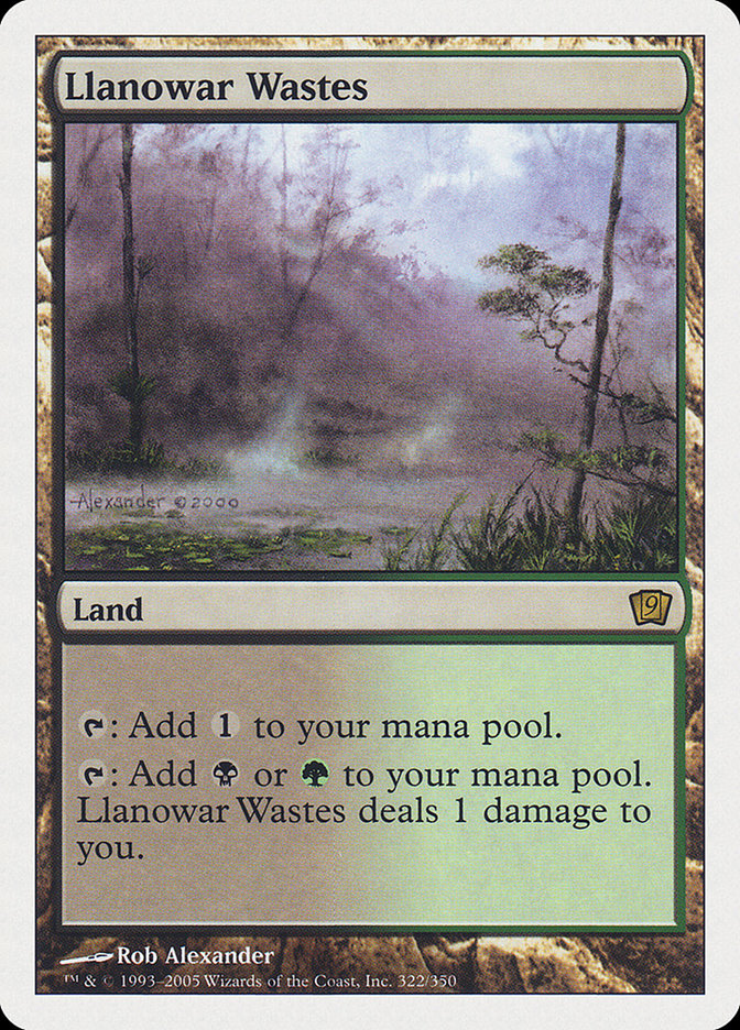 Llanowar Wastes [Ninth Edition] MTG Single Magic: The Gathering | Red Claw Gaming