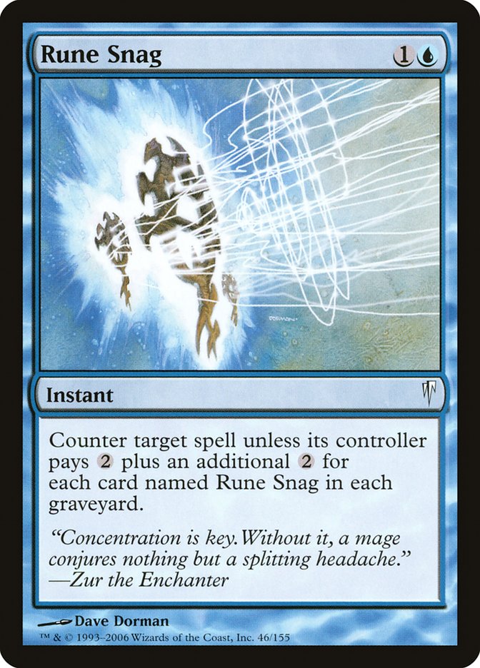 Rune Snag [Coldsnap] MTG Single Magic: The Gathering | Red Claw Gaming