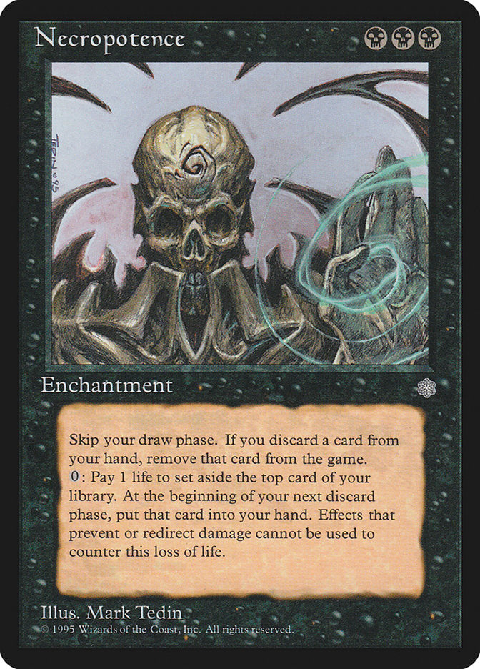 Necropotence [Ice Age] MTG Single Magic: The Gathering | Red Claw Gaming