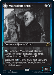 Malevolent Hermit // Benevolent Geist [Innistrad: Double Feature] MTG Single Magic: The Gathering | Red Claw Gaming