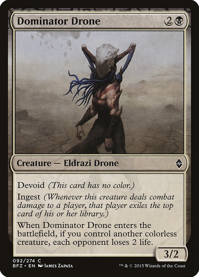 Dominator Drone [Battle for Zendikar] MTG Single Magic: The Gathering | Red Claw Gaming