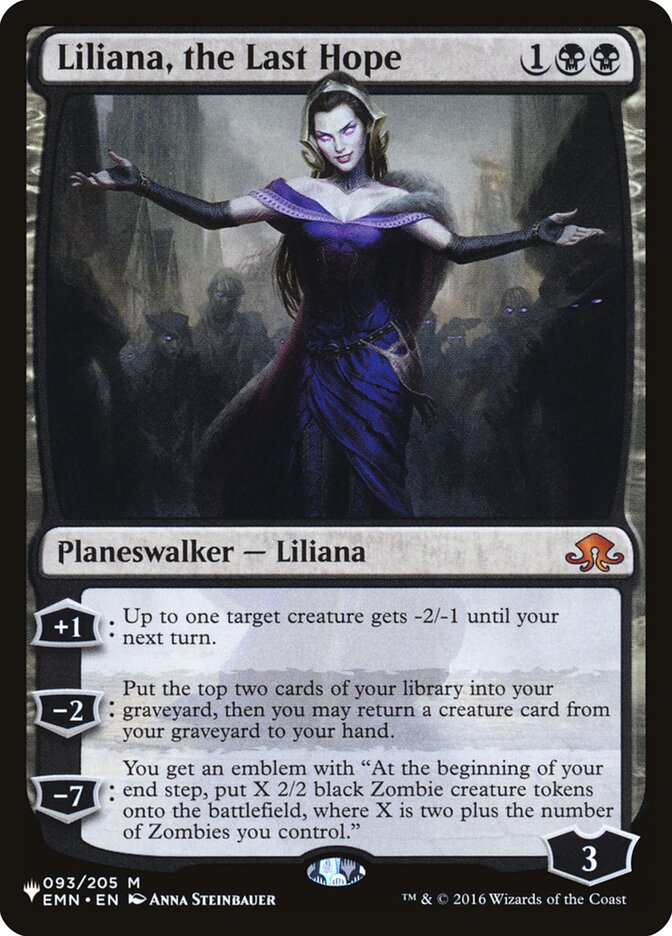 Liliana, the Last Hope [The List] MTG Single Magic: The Gathering | Red Claw Gaming