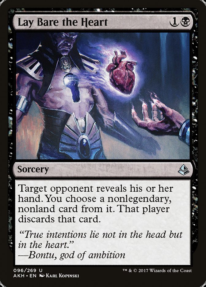 Lay Bare the Heart [Amonkhet] MTG Single Magic: The Gathering | Red Claw Gaming