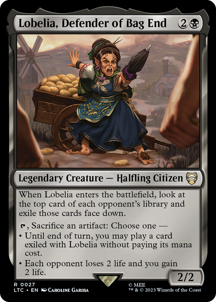 Lobelia, Defender of Bag End [The Lord of the Rings: Tales of Middle-Earth Commander] MTG Single Magic: The Gathering | Red Claw Gaming