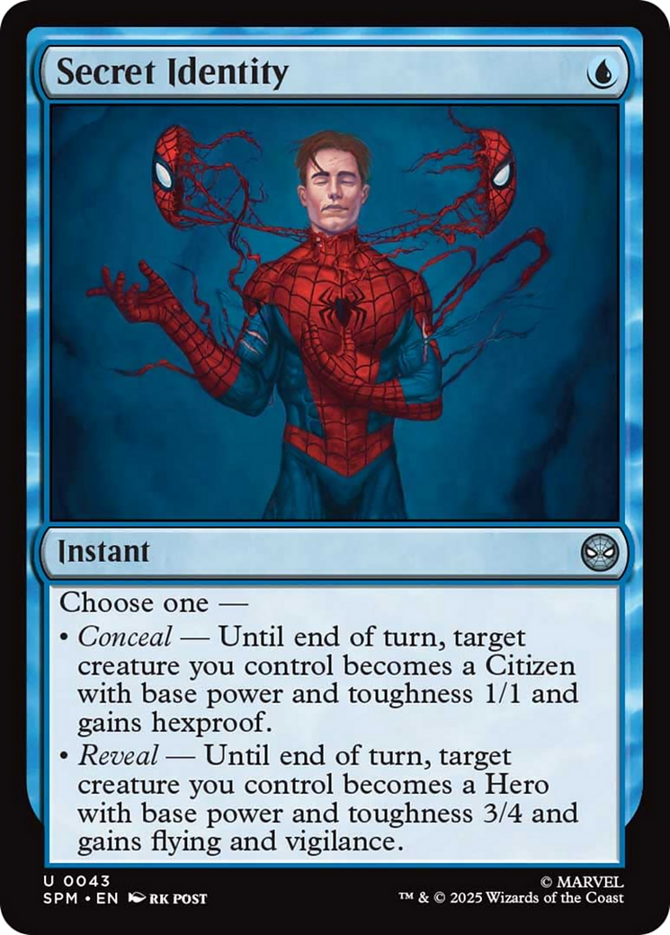 Secret Identity [Marvel's Spider-Man] MTG Single Magic: The Gathering | Red Claw Gaming