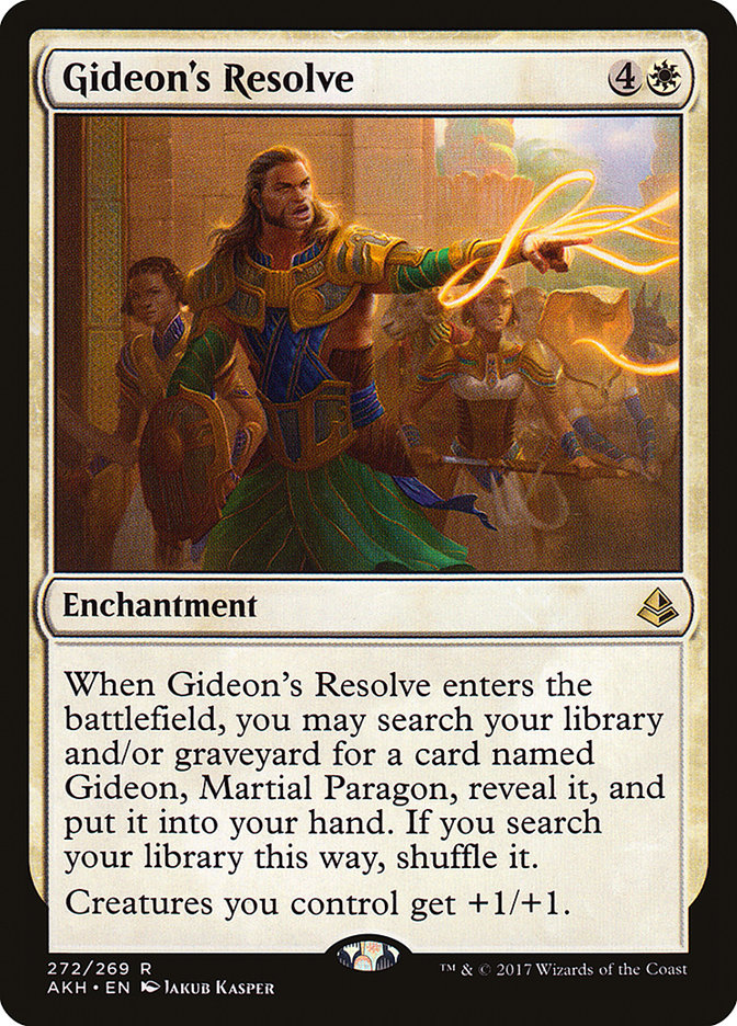 Gideon's Resolve [Amonkhet] MTG Single Magic: The Gathering | Red Claw Gaming