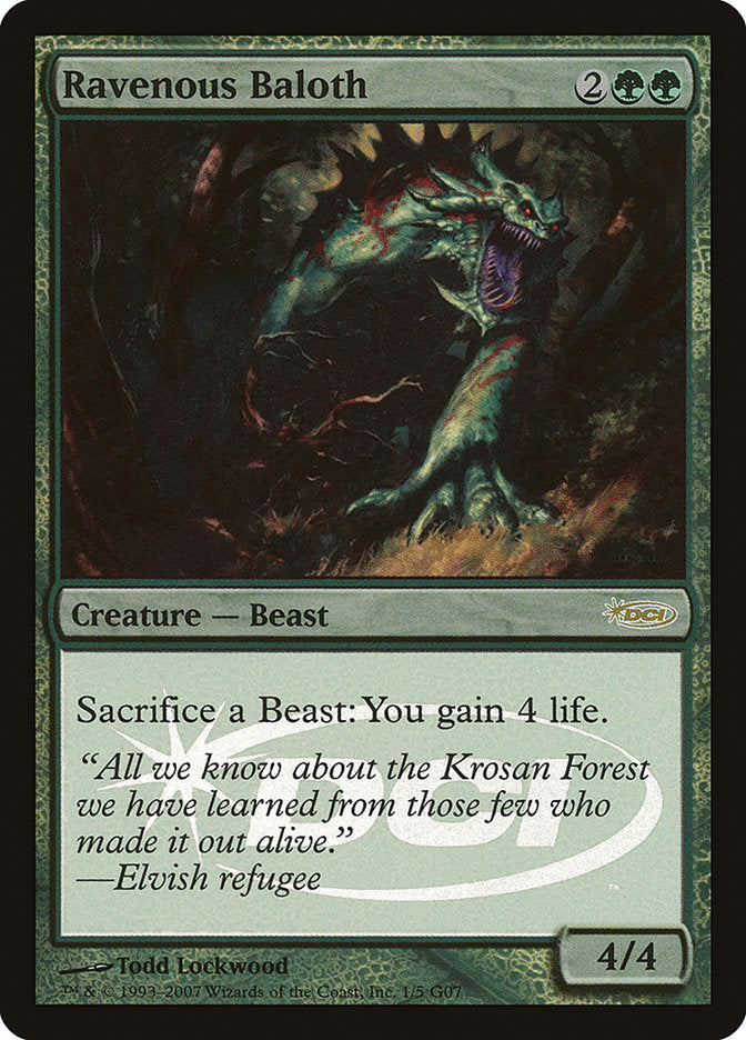 Ravenous Baloth [Judge Gift Cards 2007] MTG Single Magic: The Gathering | Red Claw Gaming