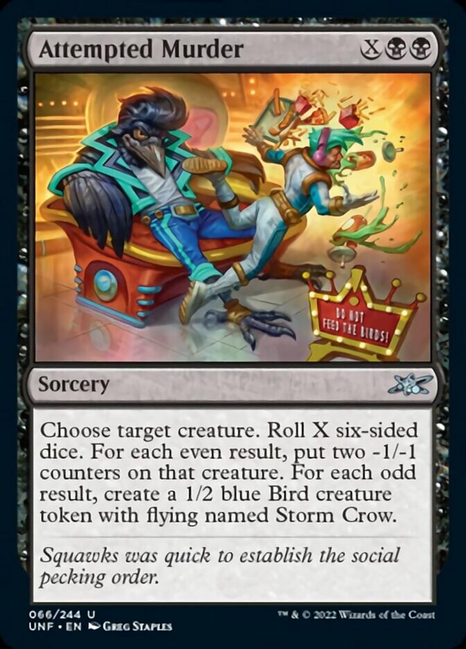 Attempted Murder [Unfinity] MTG Single Magic: The Gathering    | Red Claw Gaming