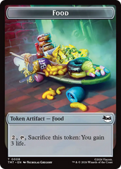 Ninja // Food Double-Sided Token [Teenage Mutant Ninja Turtles Tokens] MTG Single Magic: The Gathering | Red Claw Gaming