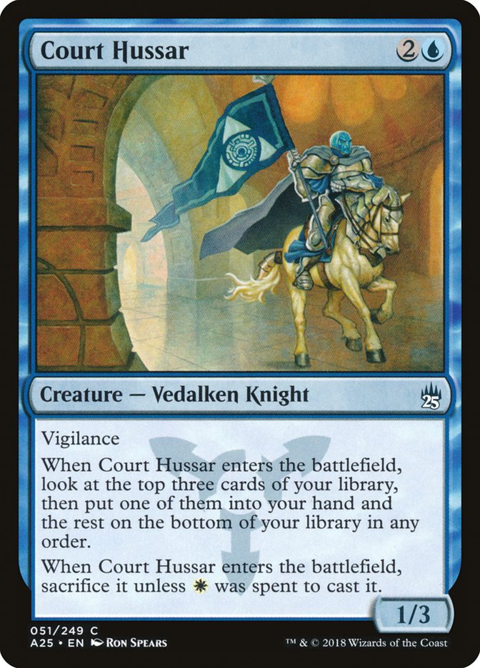 Court Hussar [Masters 25] MTG Single Magic: The Gathering | Red Claw Gaming