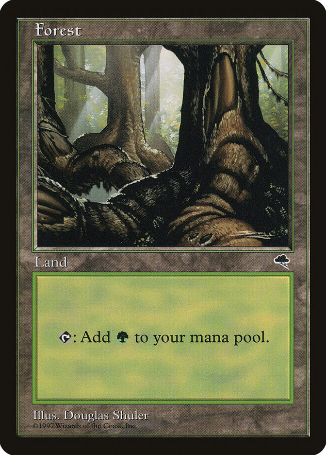 Forest (Large Roots) [Tempest] MTG Single Magic: The Gathering | Red Claw Gaming