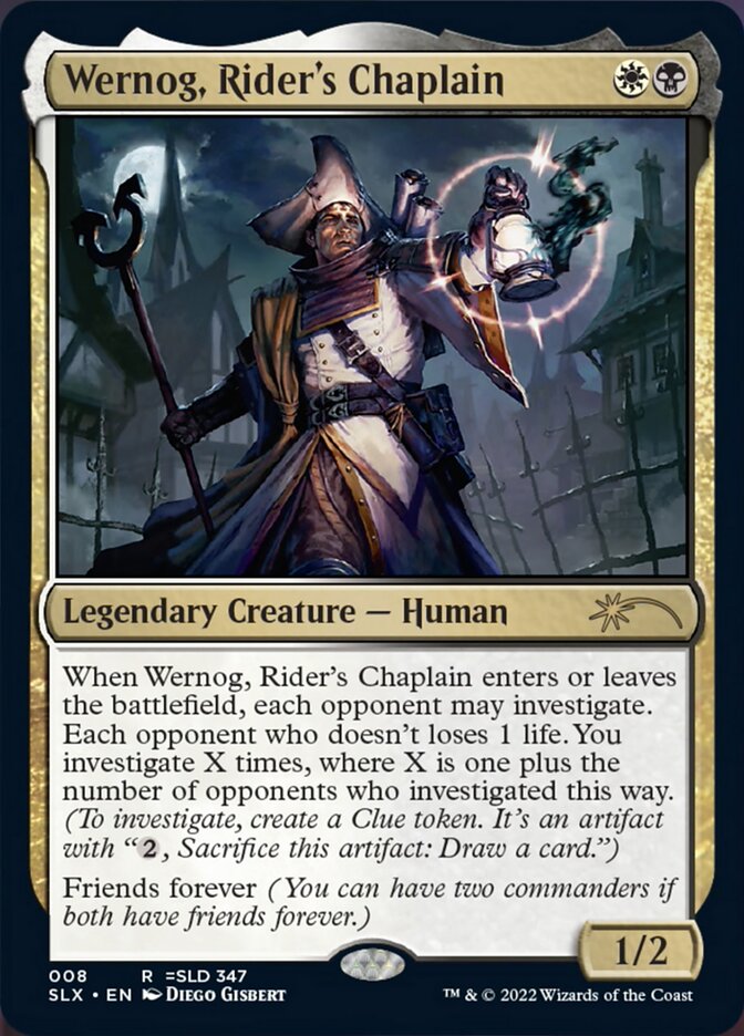 Wernog, Rider's Chaplain [Secret Lair: Universes Within] MTG Single Magic: The Gathering | Red Claw Gaming