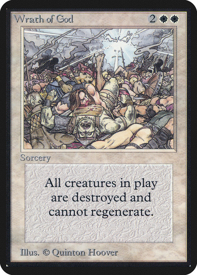 Wrath of God [Alpha Edition] MTG Single Magic: The Gathering | Red Claw Gaming