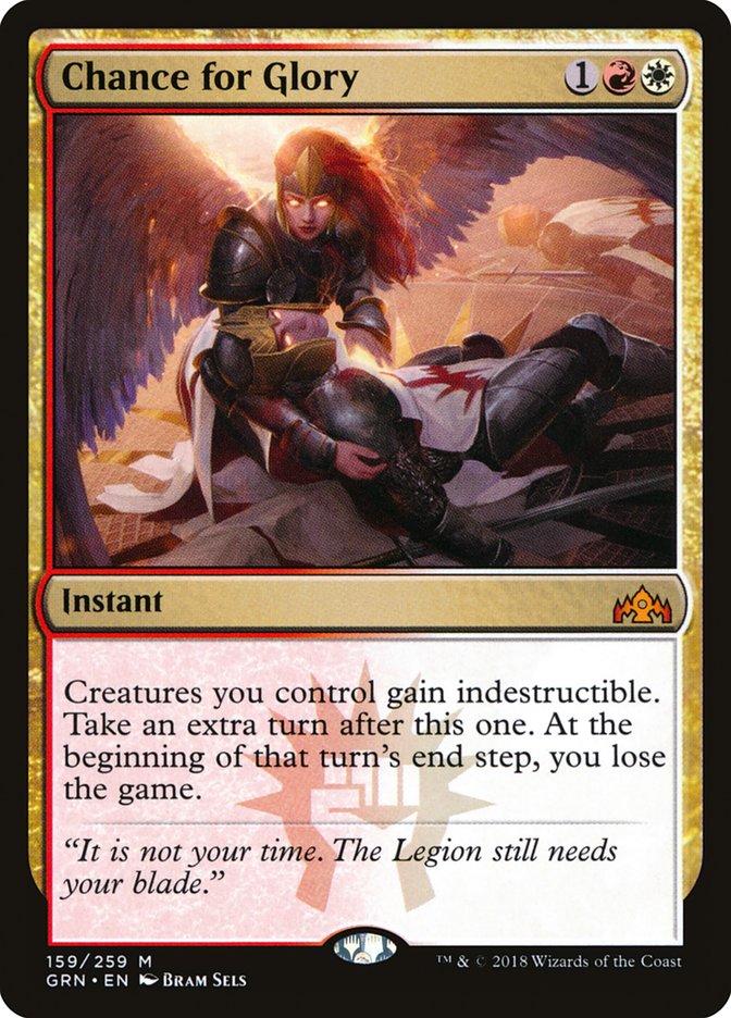 Chance for Glory [Guilds of Ravnica] MTG Single Magic: The Gathering | Red Claw Gaming