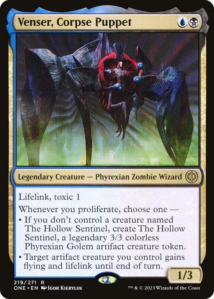Venser, Corpse Puppet [Phyrexia: All Will Be One] MTG Single Magic: The Gathering | Red Claw Gaming