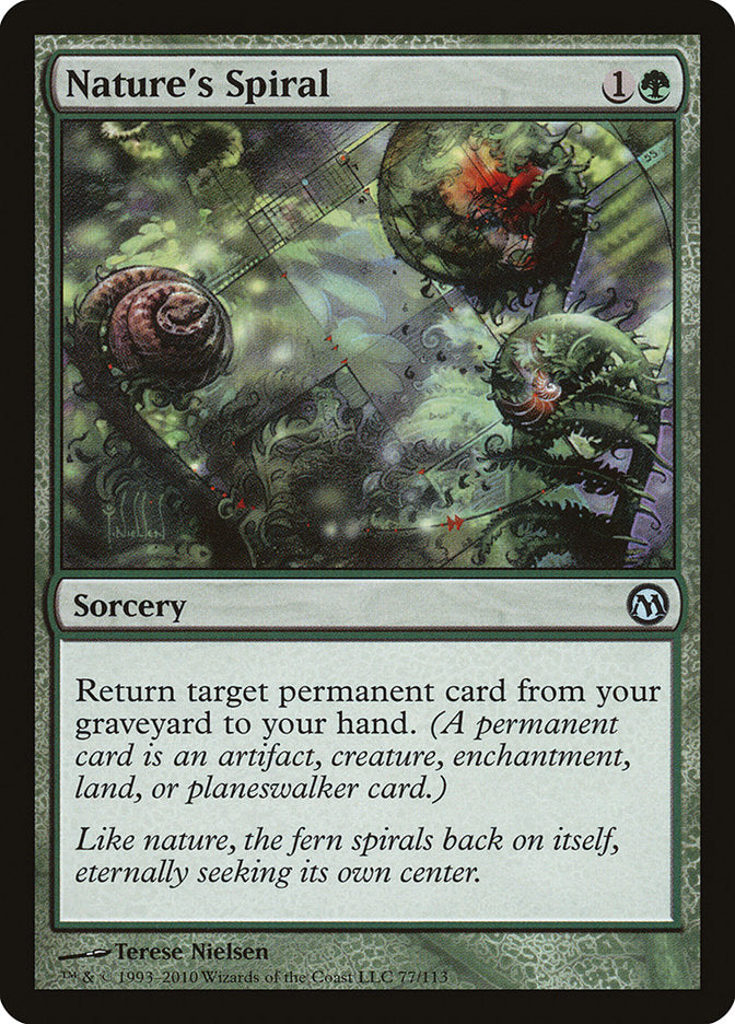 Nature's Spiral [Duels of the Planeswalkers] MTG Single Magic: The Gathering | Red Claw Gaming