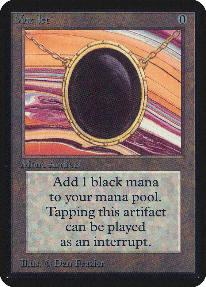 Mox Jet [Alpha Edition] MTG Single Magic: The Gathering | Red Claw Gaming