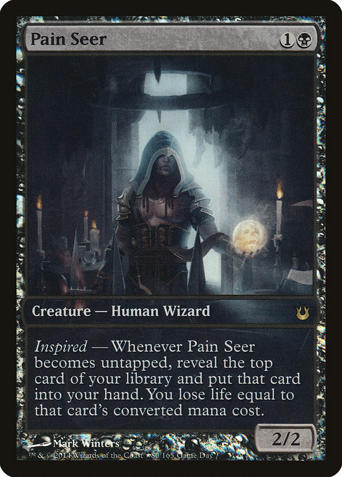 Pain Seer (Game Day) [Born of the Gods Promos] MTG Single Magic: The Gathering | Red Claw Gaming