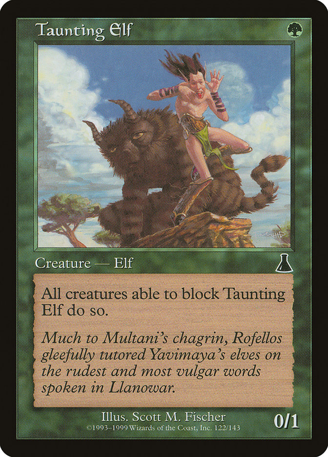 Taunting Elf [Urza's Destiny] MTG Single Magic: The Gathering | Red Claw Gaming