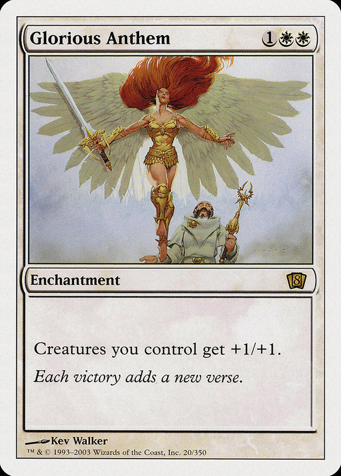 Glorious Anthem [Eighth Edition] MTG Single Magic: The Gathering | Red Claw Gaming